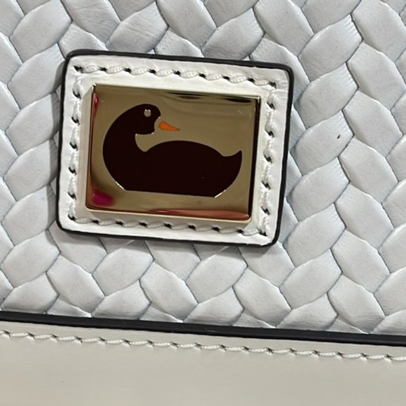 Dooney & Bourke Large White Woven Hobo Bag - Picture 10 of 10